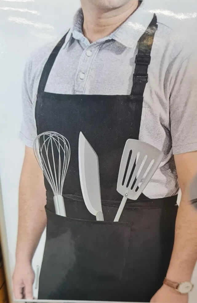 The Ad for This Apron. Just Don’t Bend Over I Guess!!!