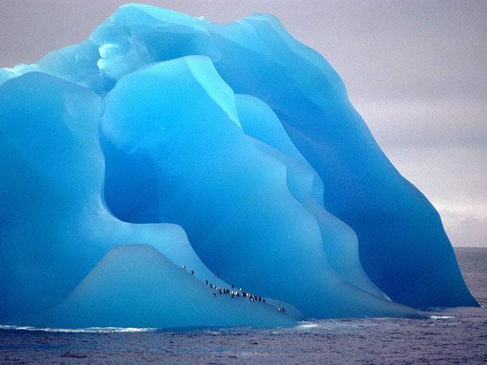 You Guess. It’s Not a Painting, Just an Iceberg Flipped Upside-Down