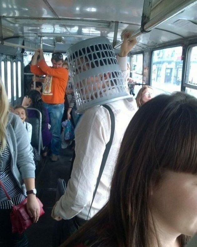 Funny Photos Were Taken On Public Transport In Russia