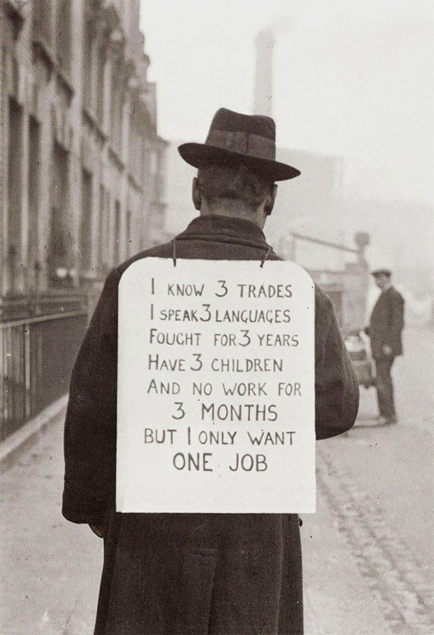 Job Hunting In The 1930s