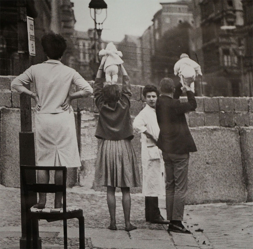 Residents Of West Berlin Show Grandparents Their Children, 1961