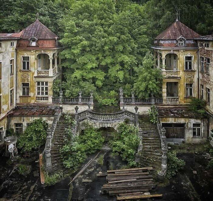 Abandoned Spa Town In The Czech Republic
