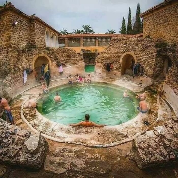 A Roman Bathhouse Still In Use After 2,000 Years In Khenchela, Algeria