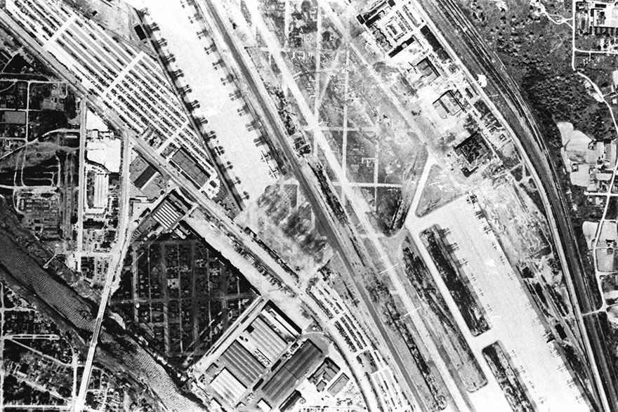 17 Rare Images Unveil the Counterfeit Rooftop Town Created to Camouflage Boeing's Factory From Japan's Bombing Attacks